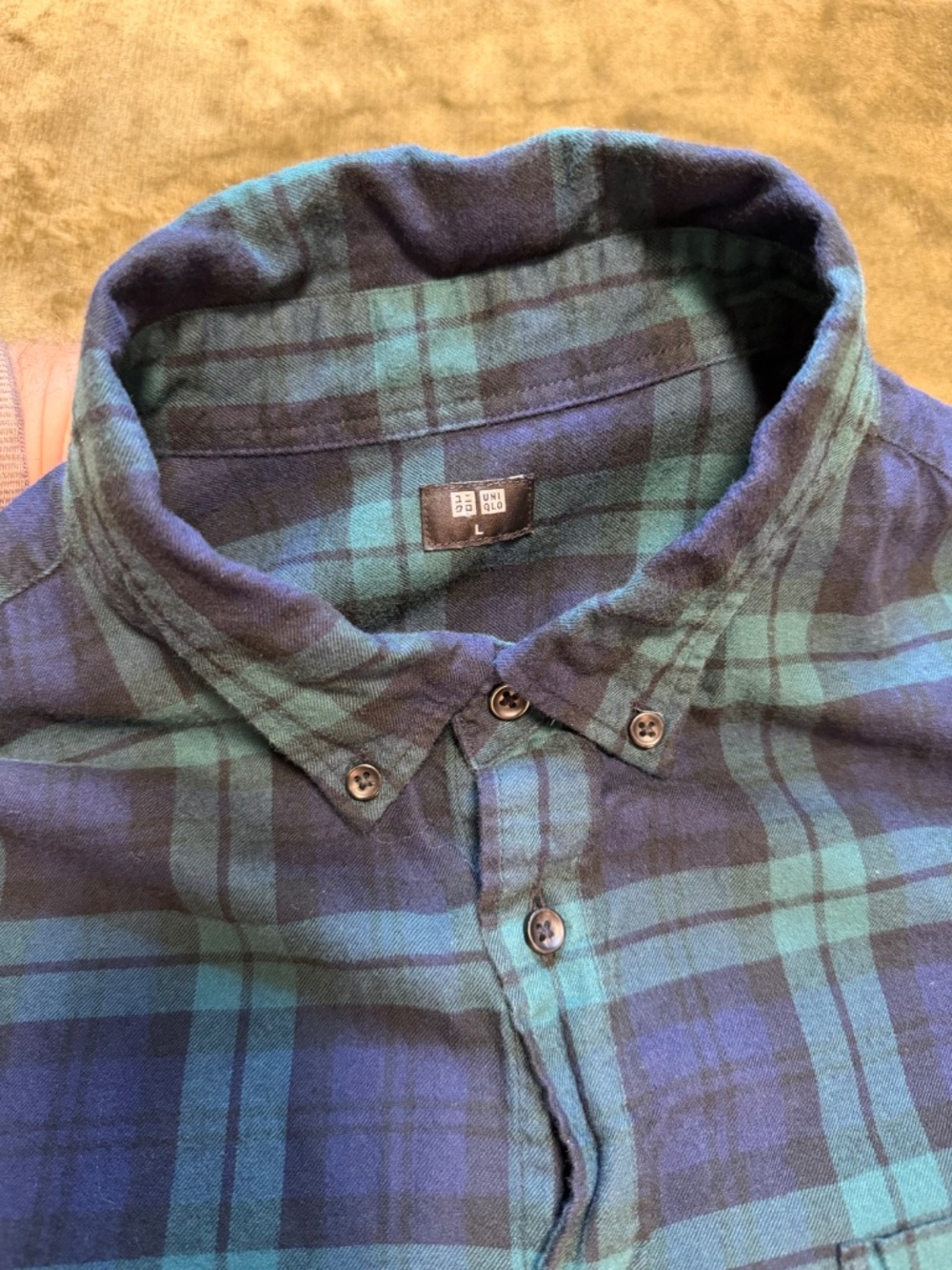 Uniqlo plaid!